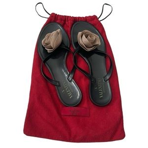 Valentino Garvani Rubber Floral Print Slides